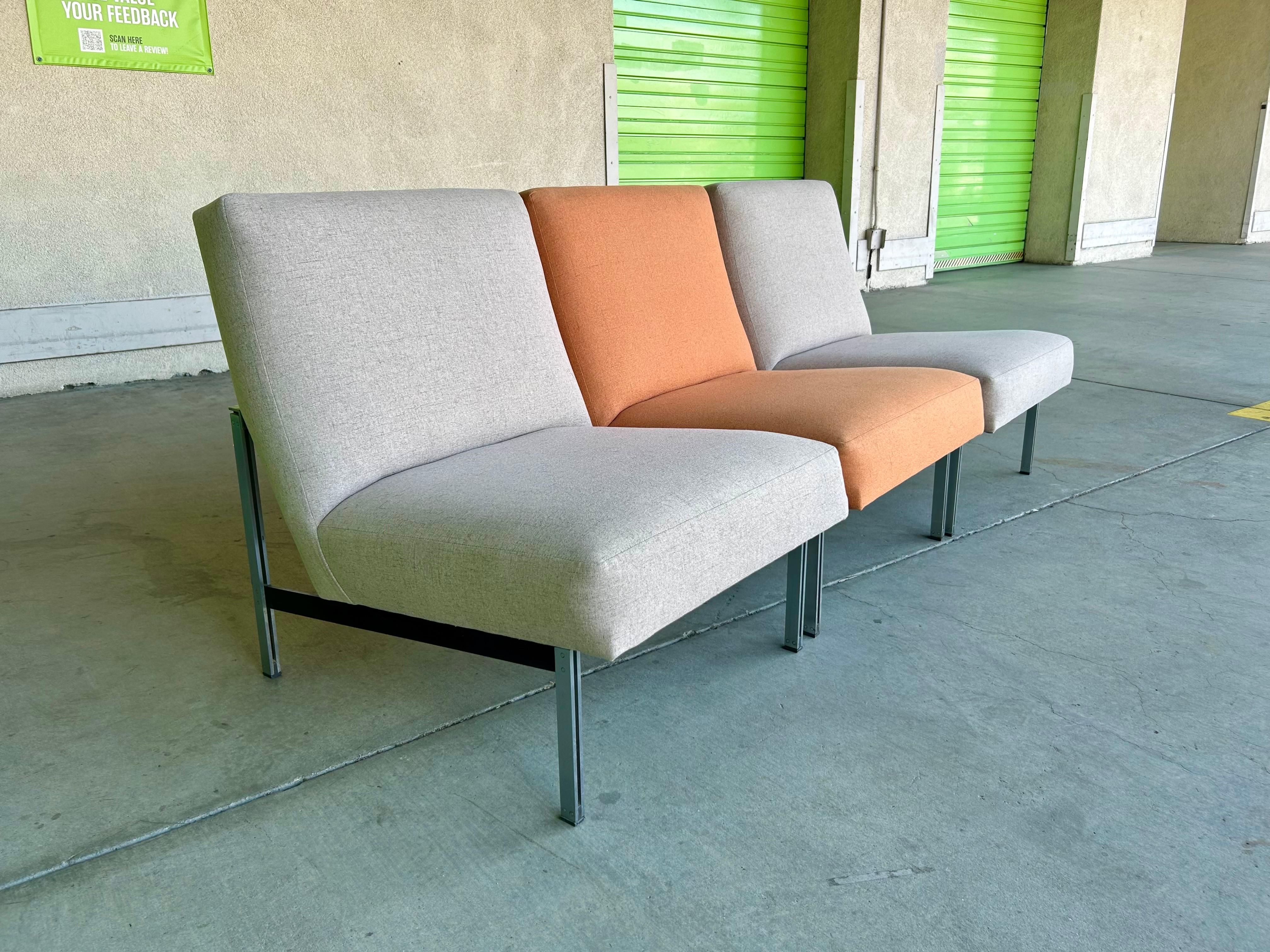 Americano Sedie / Divani architettonici 'Parallele Bar' Florence Knoll in vendita