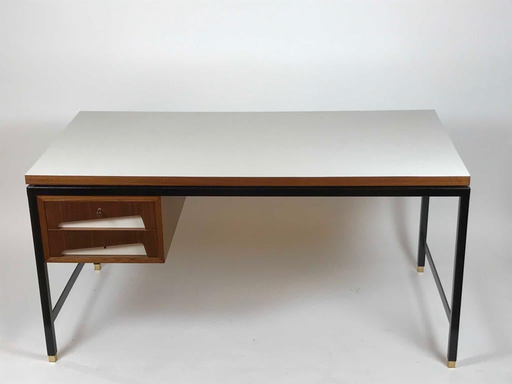Architectural Partners Desk Attributed to Gio Ponti In Good Condition In London, GB