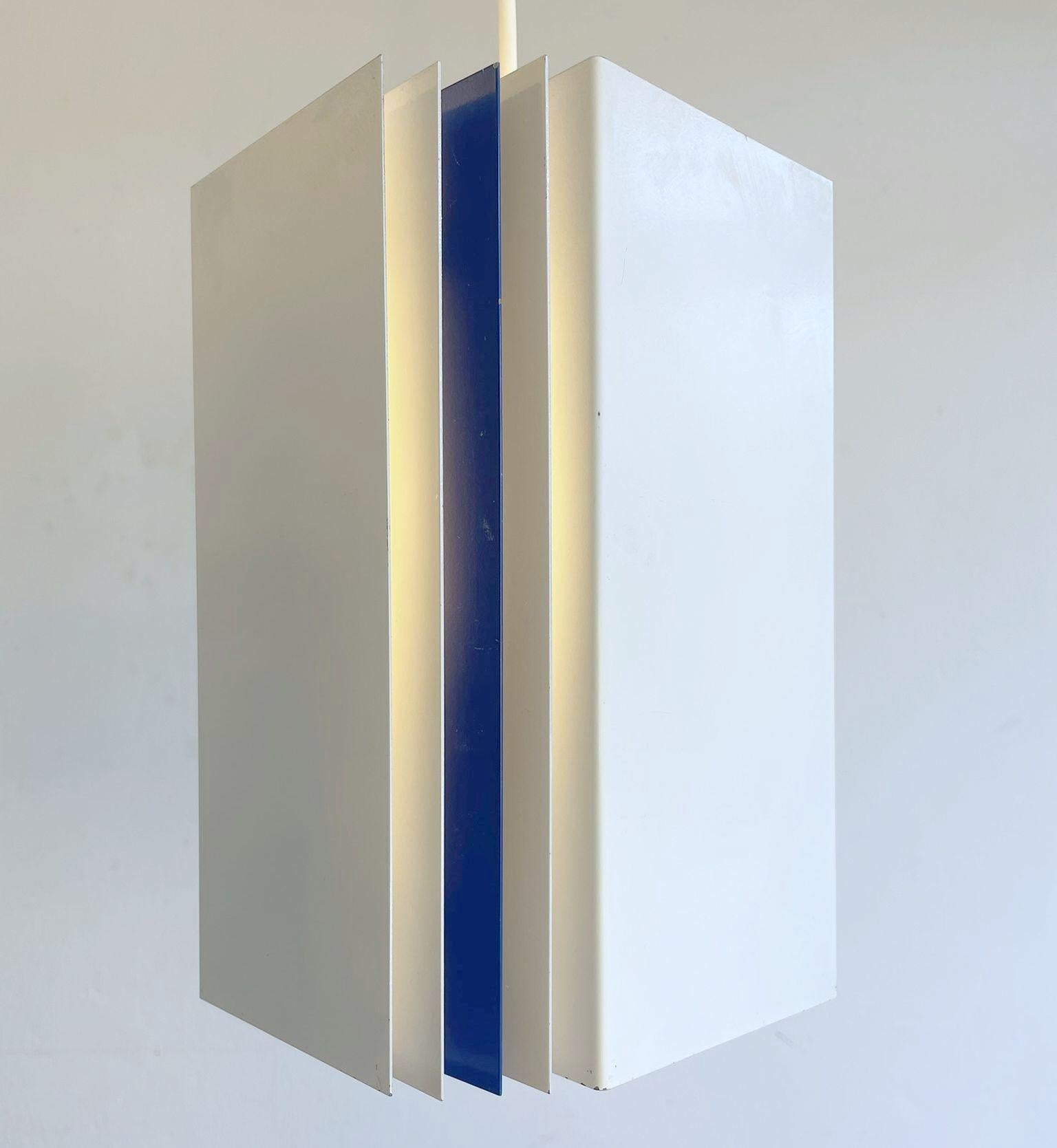Lampada a sospensione architettonica di Yki Nummi per Stockmann-Orno, anni '60 in vendita 5