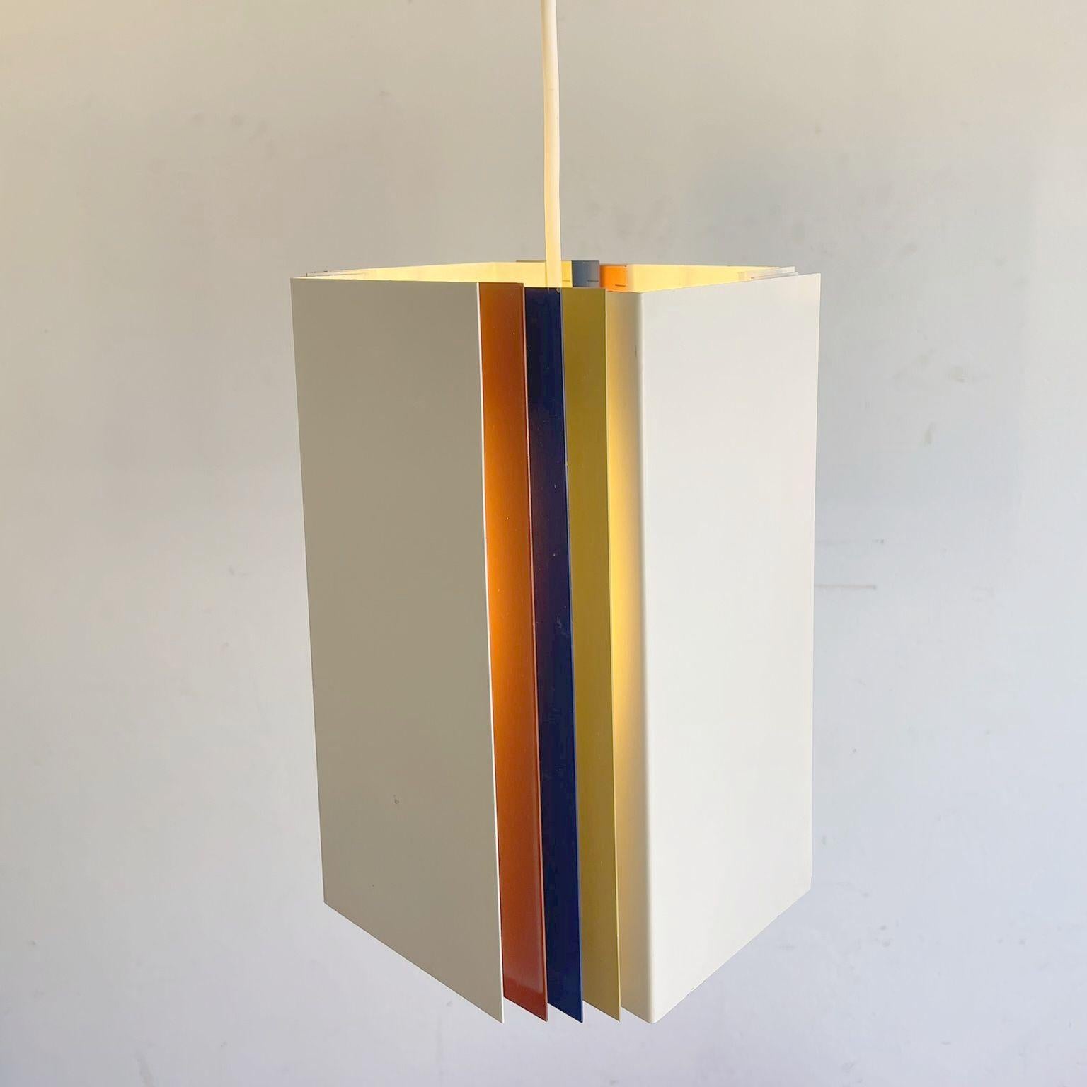 Lampada a sospensione architettonica di Yki Nummi per Stockmann-Orno, anni '60 in vendita 6