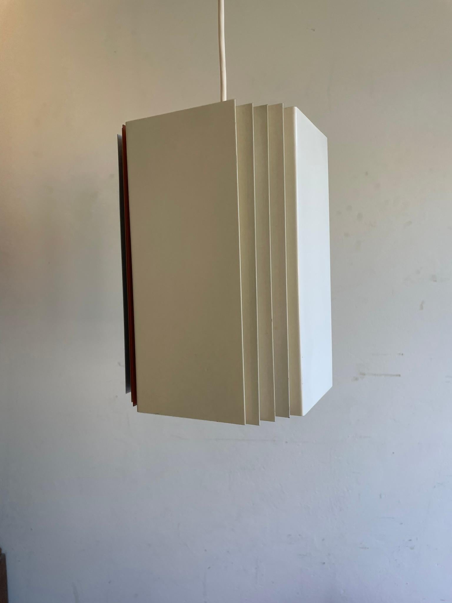 Lampada a sospensione architettonica di Yki Nummi per Stockmann-Orno, anni '60 in vendita 13