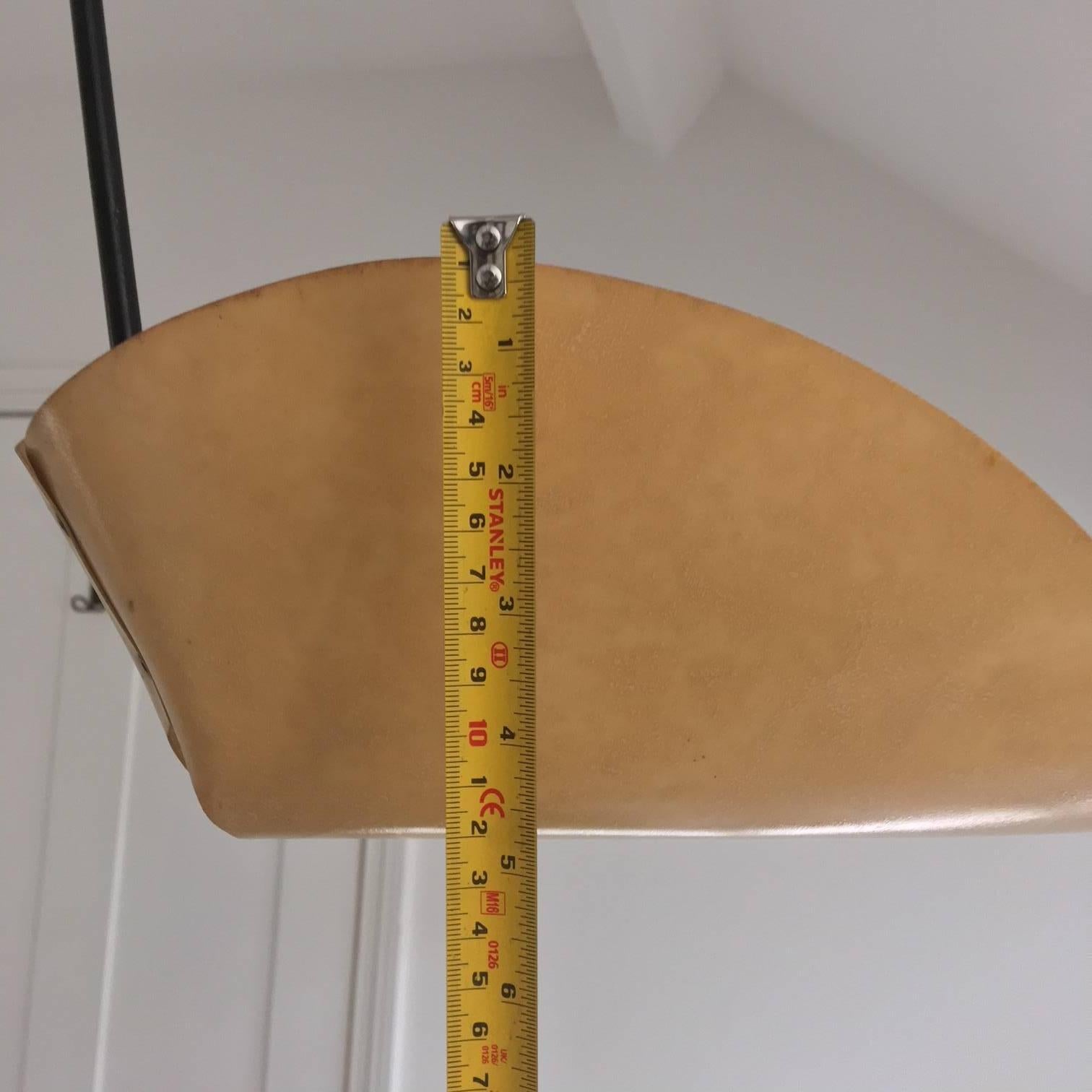 Architectural Pendant Light with Scooped Shades, 1950s 3