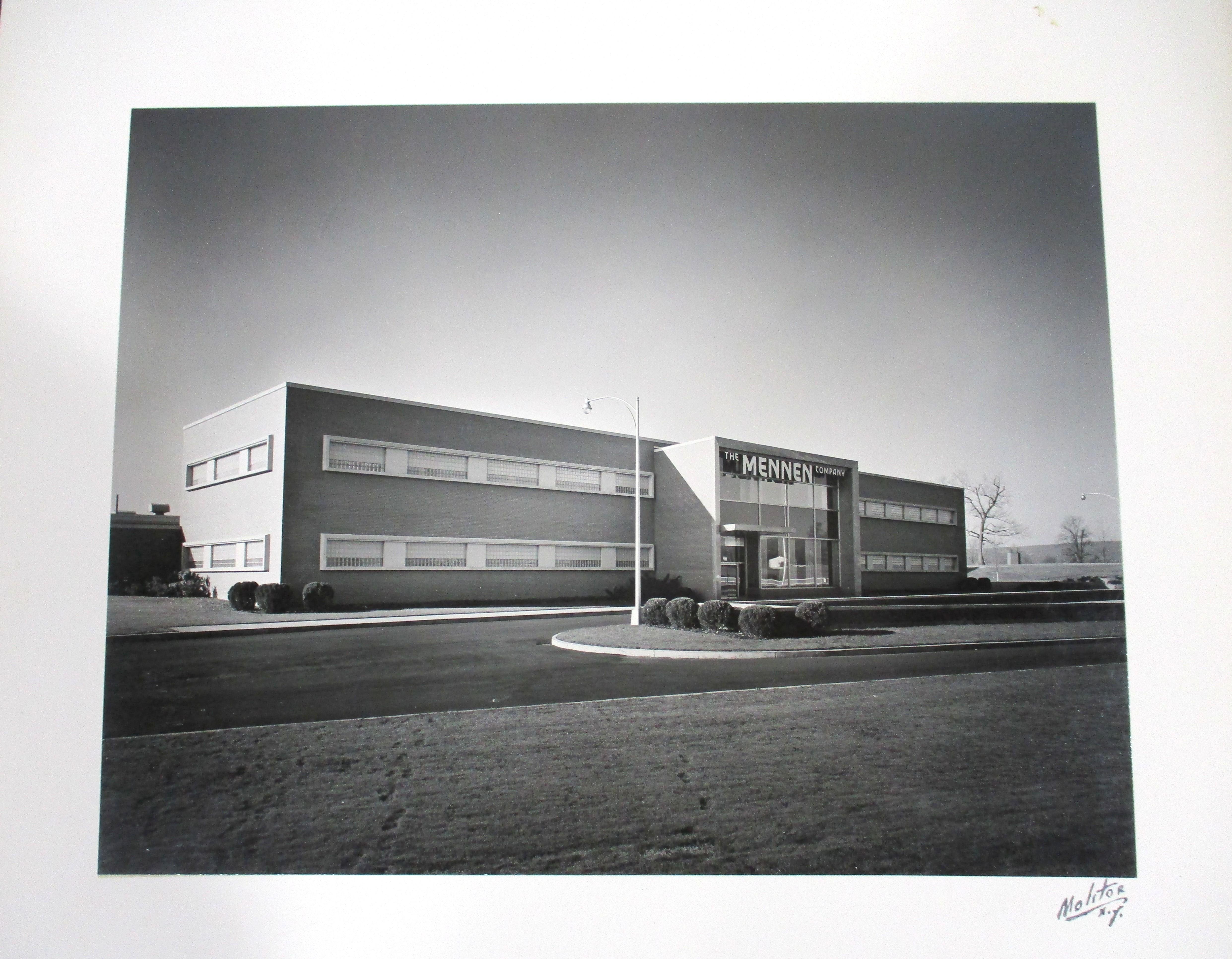 A portfolio of 17 mounted architectural industrial Mid Century photographs by Joseph W. Molitor ( 1935- 1985 ) . Molitor who was a peer of leading 20th Century photographers such as Balthazar Korab , Ezra Stoller , Hedrich Blessing , George Cserna