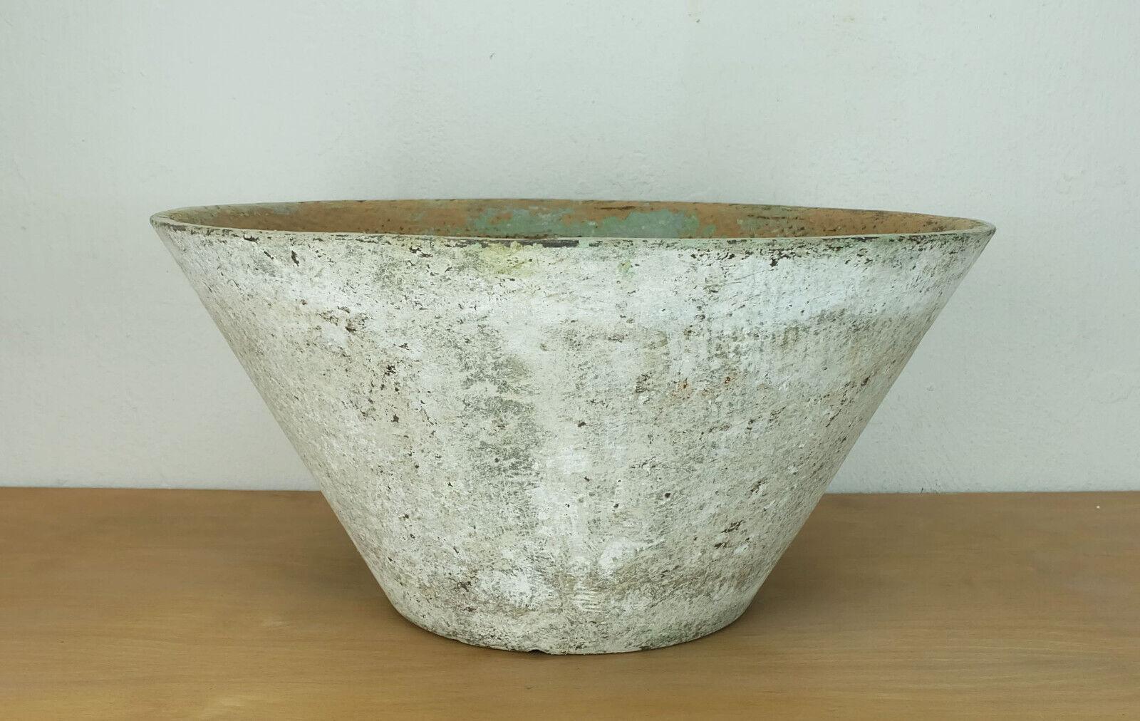 Mid-Century Modern architectural PLANTER conical shape mid century willy guhl eternit plant pot 195 For Sale