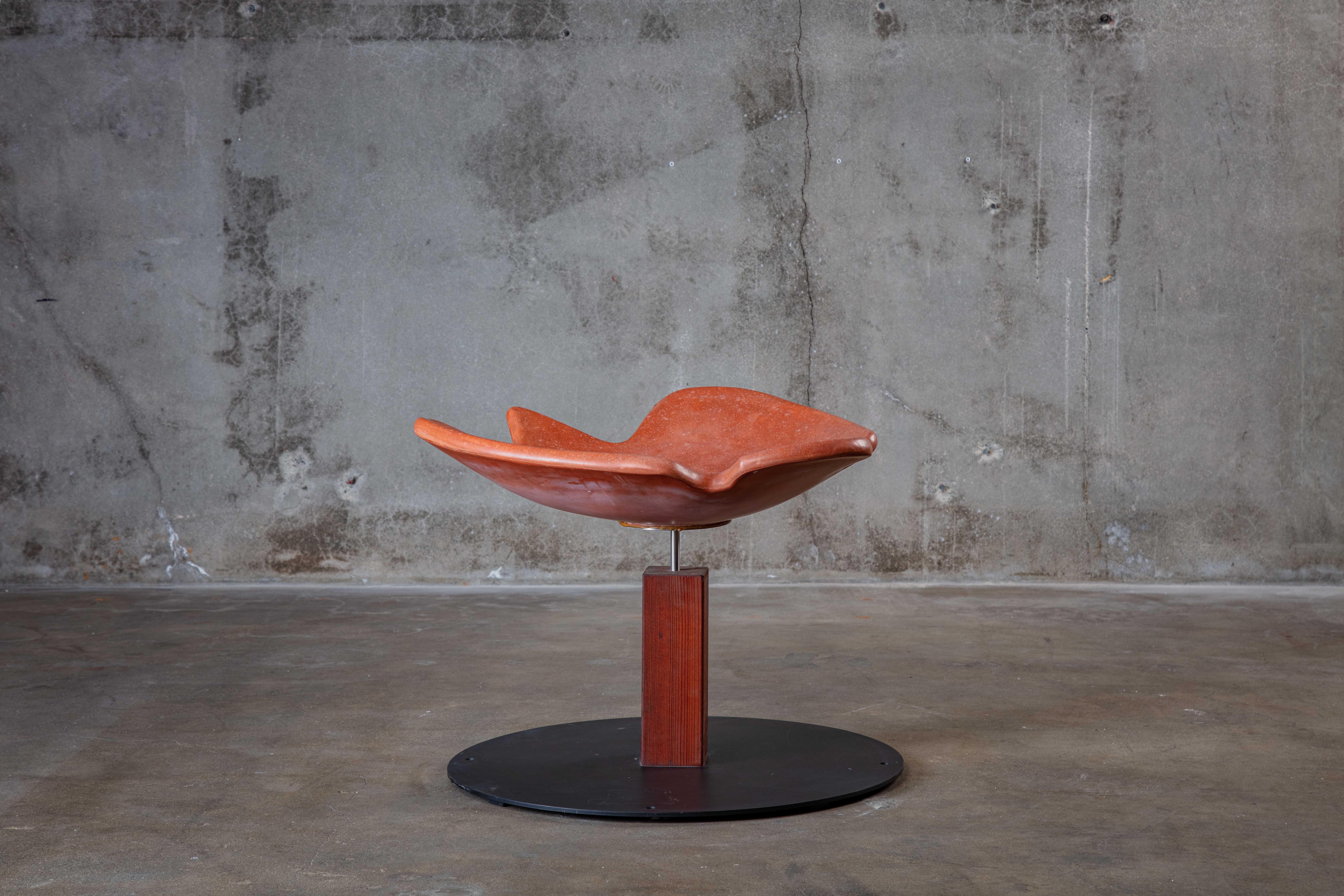 Mid-Century Modern Poterie architecturale Spa pour oiseaux en vente
