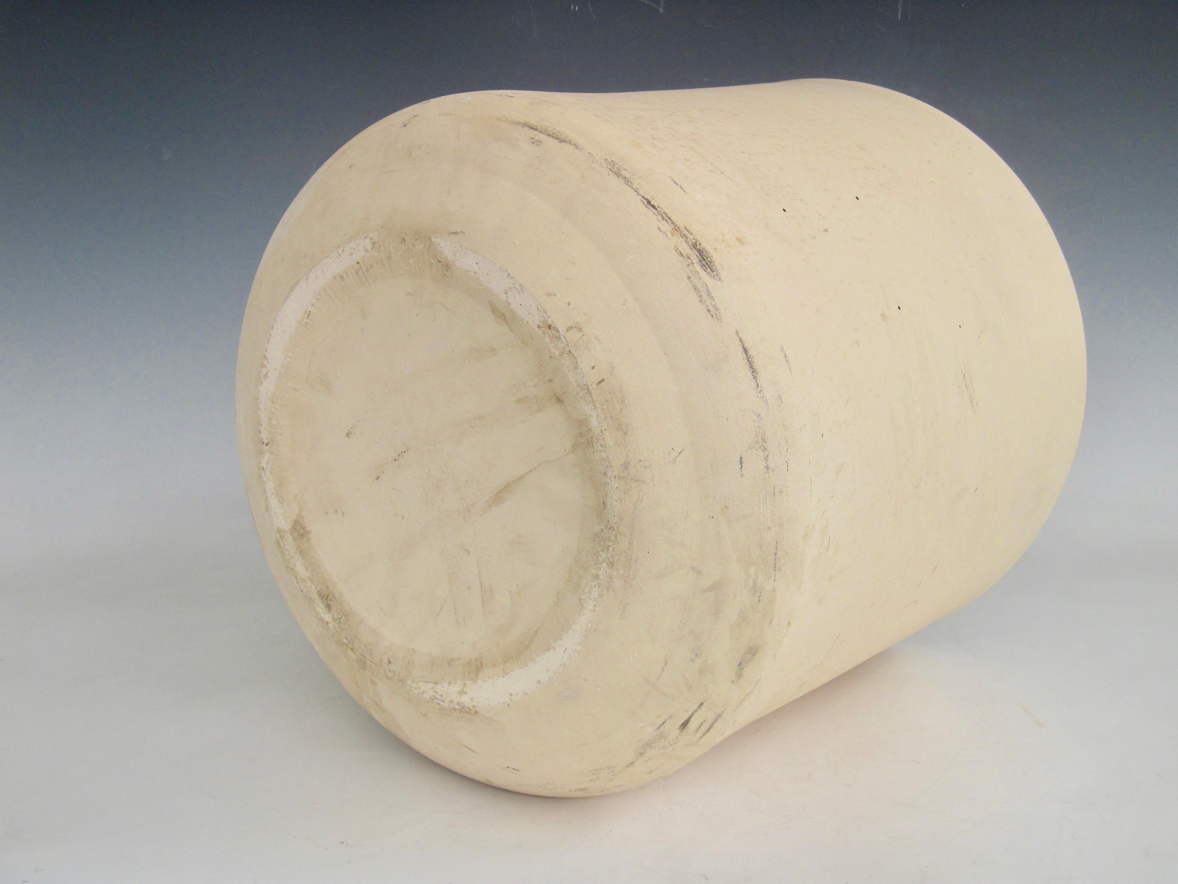 Architectural Pottery Bisque Lt-15 Planter by Malcolm Leland California Modern For Sale 4