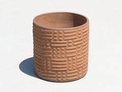 Architectural Pottery Zylinder "Staccato" Pflanzgefäß von David Cressey aus Steingut