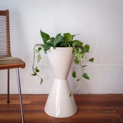 Architectural Pottery Double Cone Planter by LaGardo Tackett