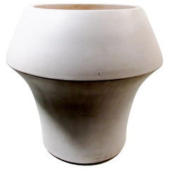 Vintage Architectural Pottery Marilyn Kay Austin Low Planter Matte White