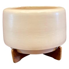 Vintage Architectural Pottery Planter with Base by Rex Goode and John Follis