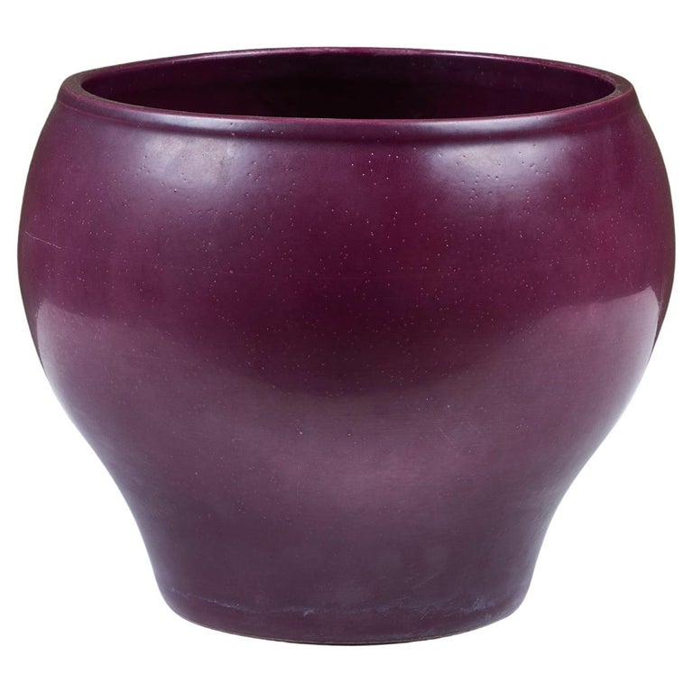 plant pot purple PURPLE CERAMIC PLANTER - PURPLE FLOWER POT