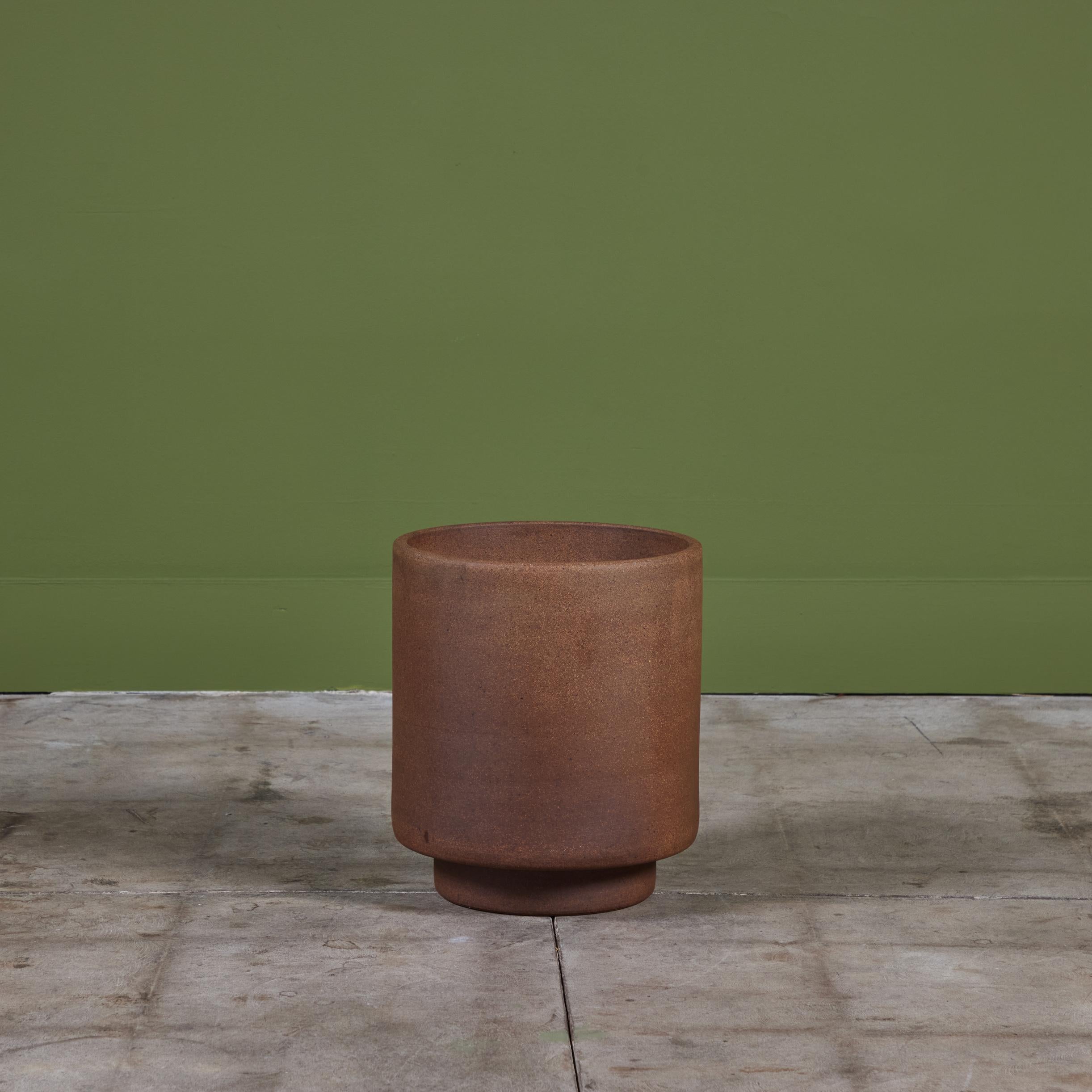 Américain Jardinière cylindrique en grès d'Architectural Pottery en vente