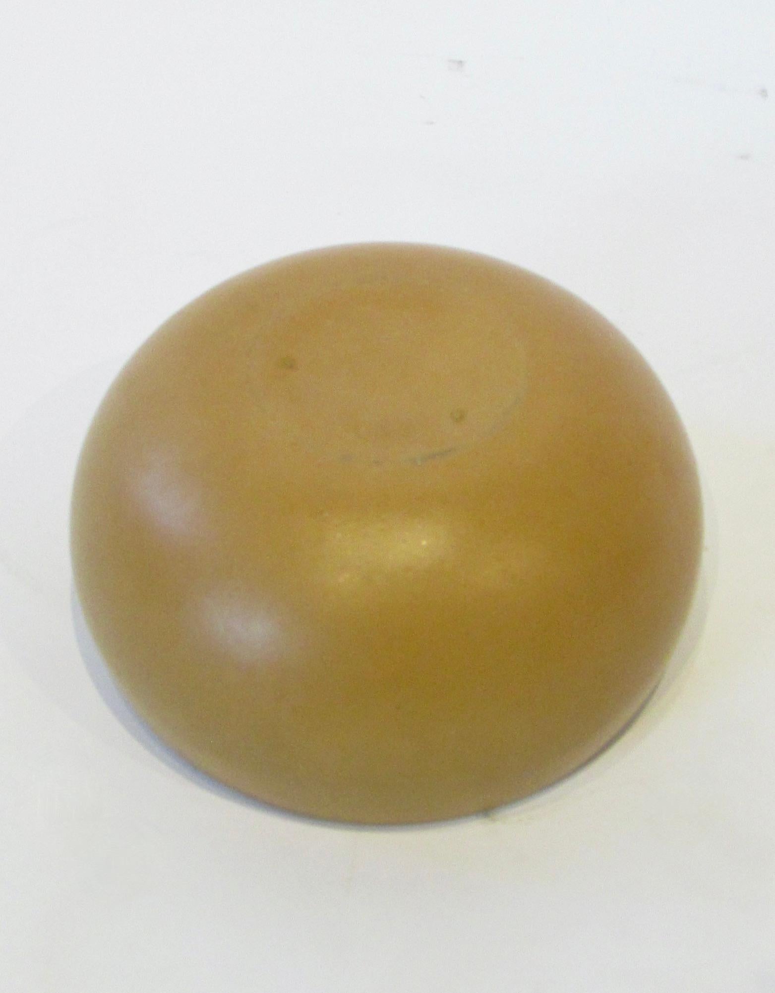 Architectural Pottery Stil California modernen goldenen Ocker Pflanzgefäß Topf (20. Jahrhundert) im Angebot