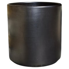 Vintage Gainey AC-8 Matte Black Planter Pot