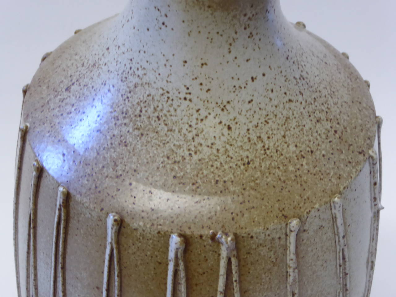 Architectural Pottery Table Lamp by David Cressey California Ceramist, 1960s In Good Condition In Miami, FL