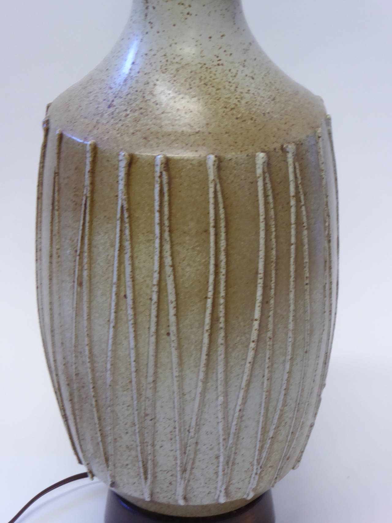 Architectural Pottery Table Lamp by David Cressey California Ceramist, 1960s 3