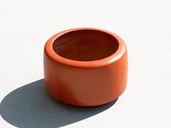 Architectural Pottery "Tire Planter" by John Follis in Matte Red Glaze