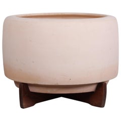 Used Architectural Pottery "Tire" Planter by Rex Goode and John Follis