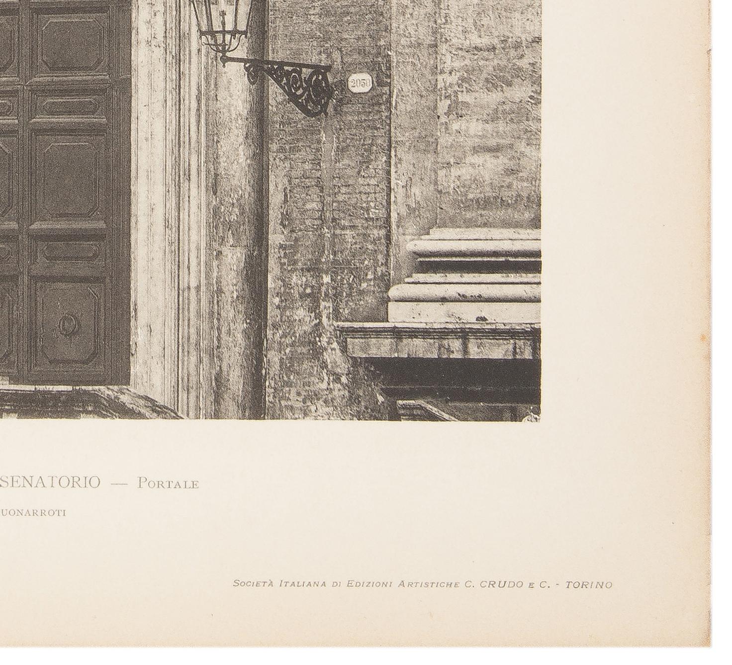 20th Century Architectural Prints, Italy, Early 1900s
