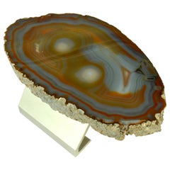 Architectural Push Pull Door Handle in Agate Stone