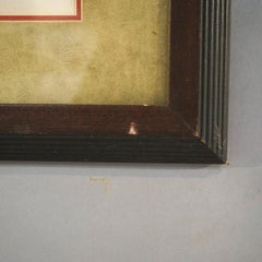 Architectural Rendering of The Brooklyn Bridge, NYC, Framed, 20thC