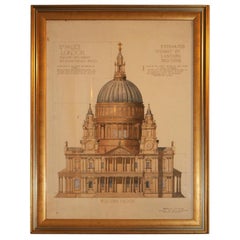 Architectural Rendering:  St. Paul's, London