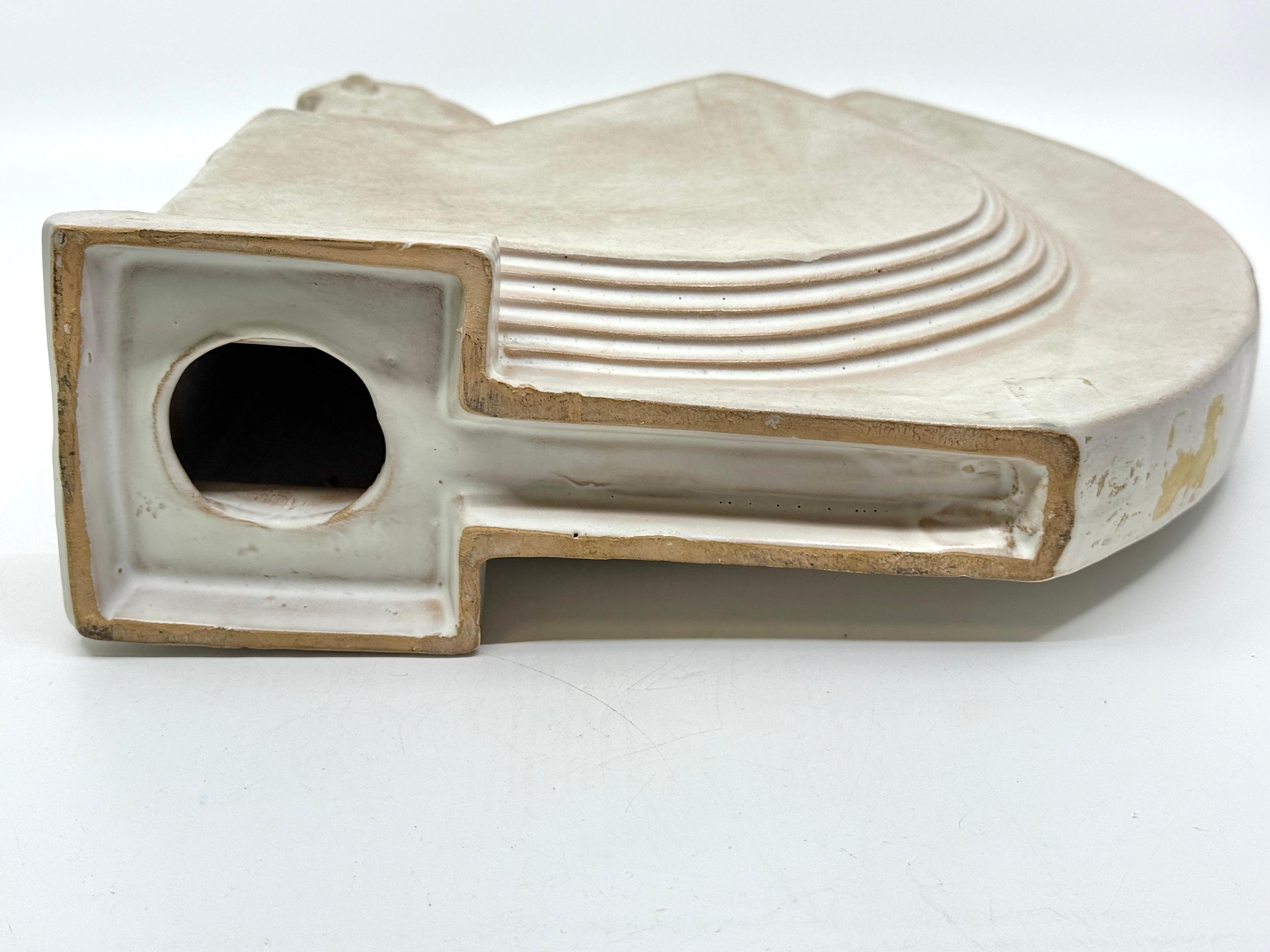 Architectural Rooster Pottery Figure For Sale 5