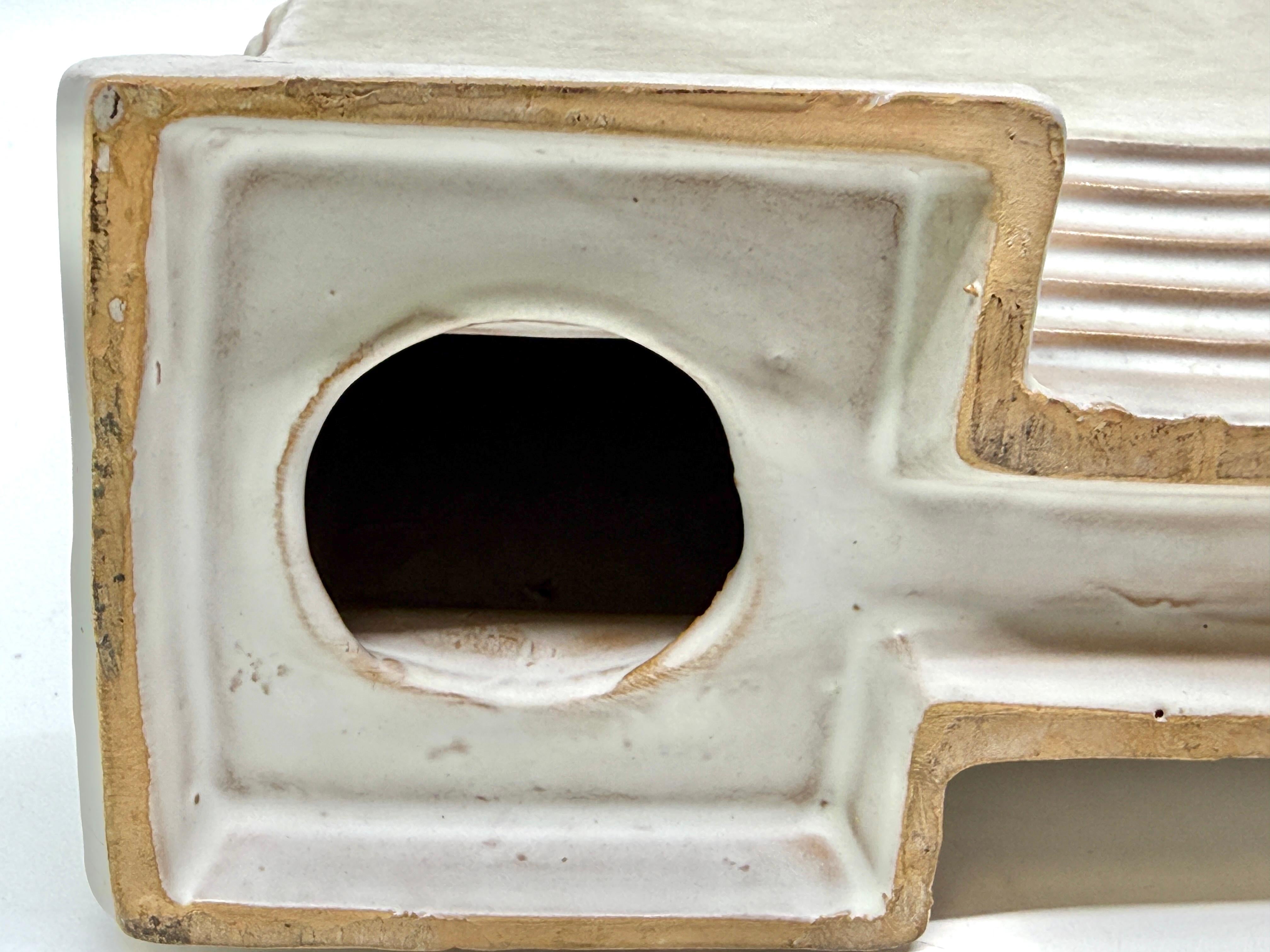 Architectural Rooster Pottery Figure For Sale 6