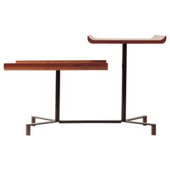 Architectural Rotating Two-Tier Low Table