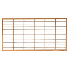 Architectural Salvage Wood Grid Wall Art