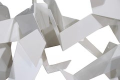 Architectural Scale Glow Chandeliers Made in Italy by Pallucco circa 2000-2010