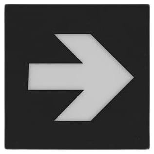 Architectural Sign - Arrow / Evacuation route  For Sale