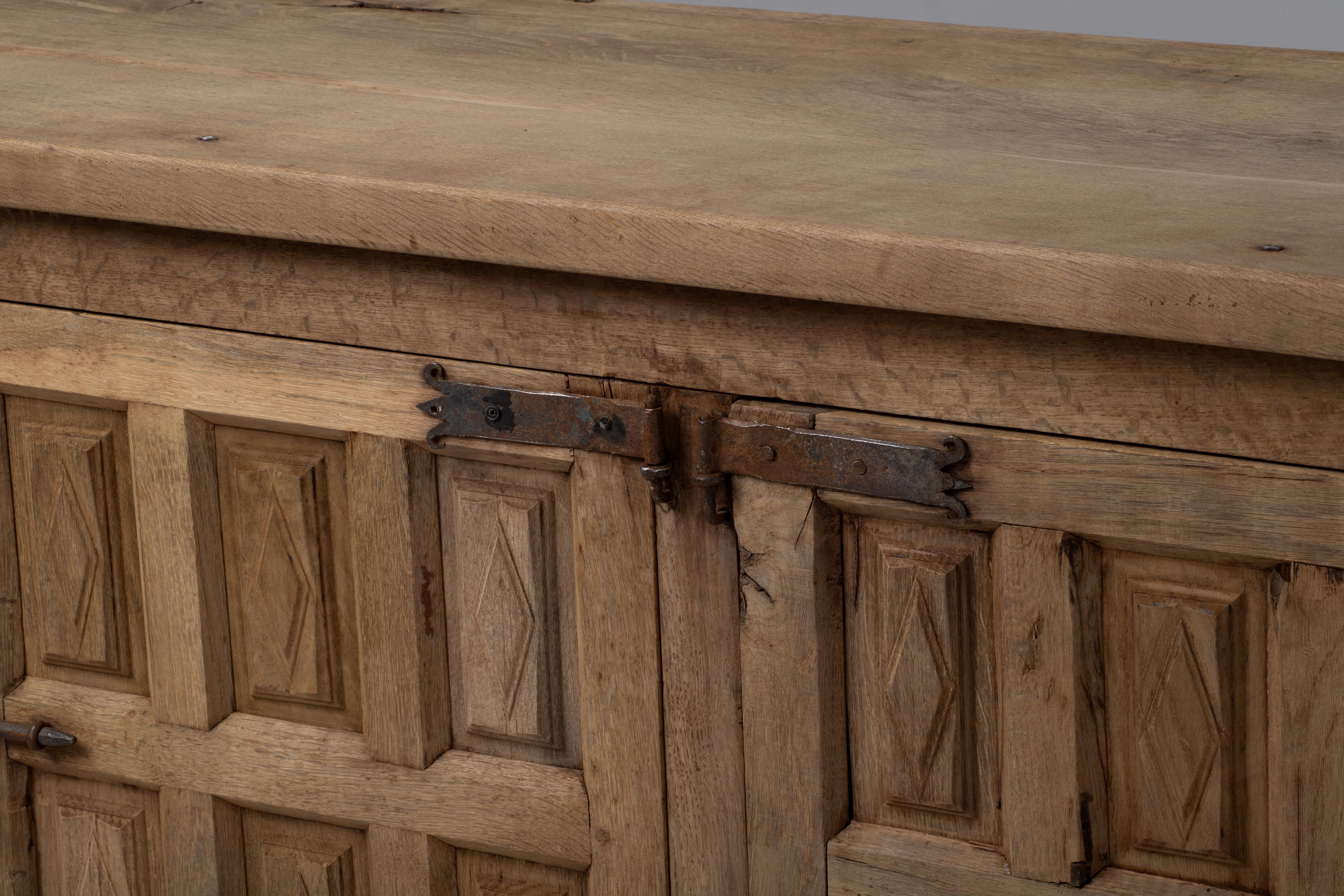 Walnut Architectural Spanish Oak Credenza