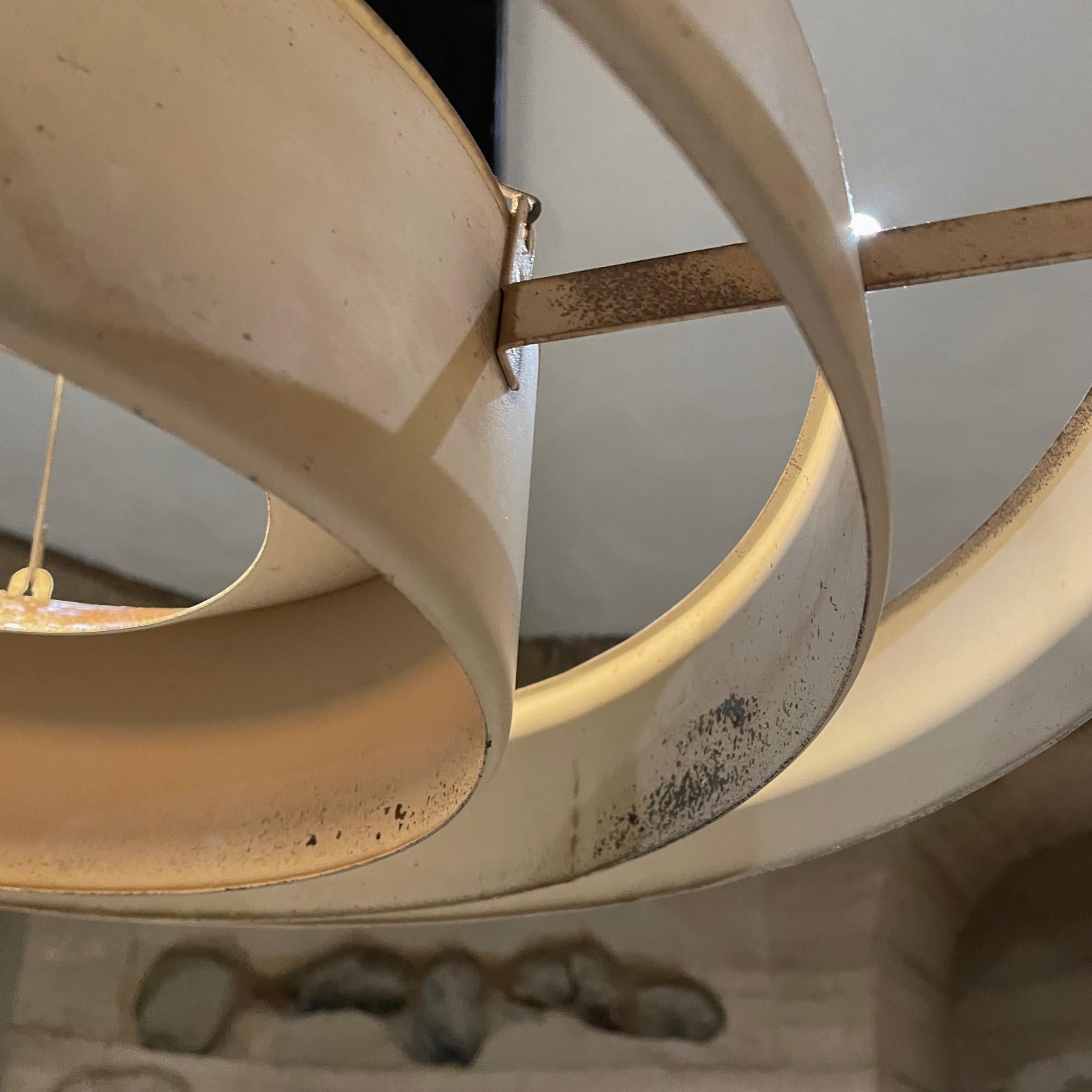 1960s Architectural Spiral Rocket Pendant Lamp Smoot Holman Inglewood CA For Sale 1