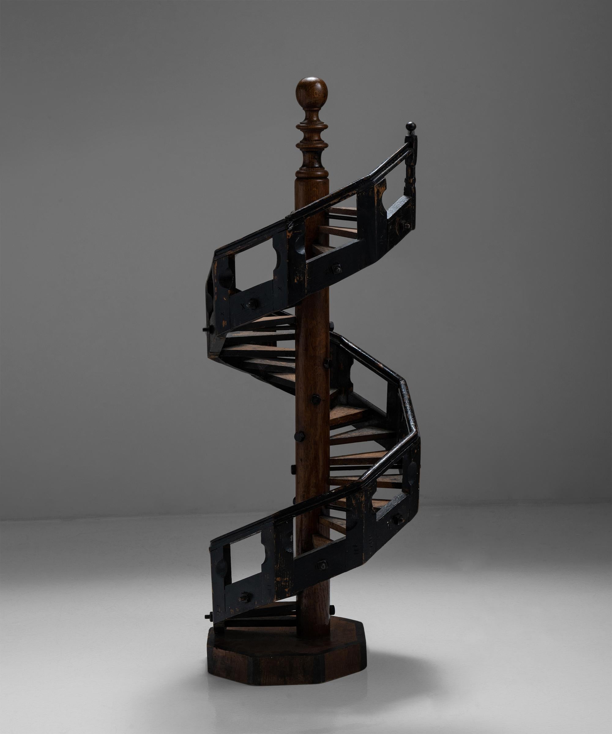 Architektonisches Staircase-Modell, England, um 1890 (Englisch) im Angebot