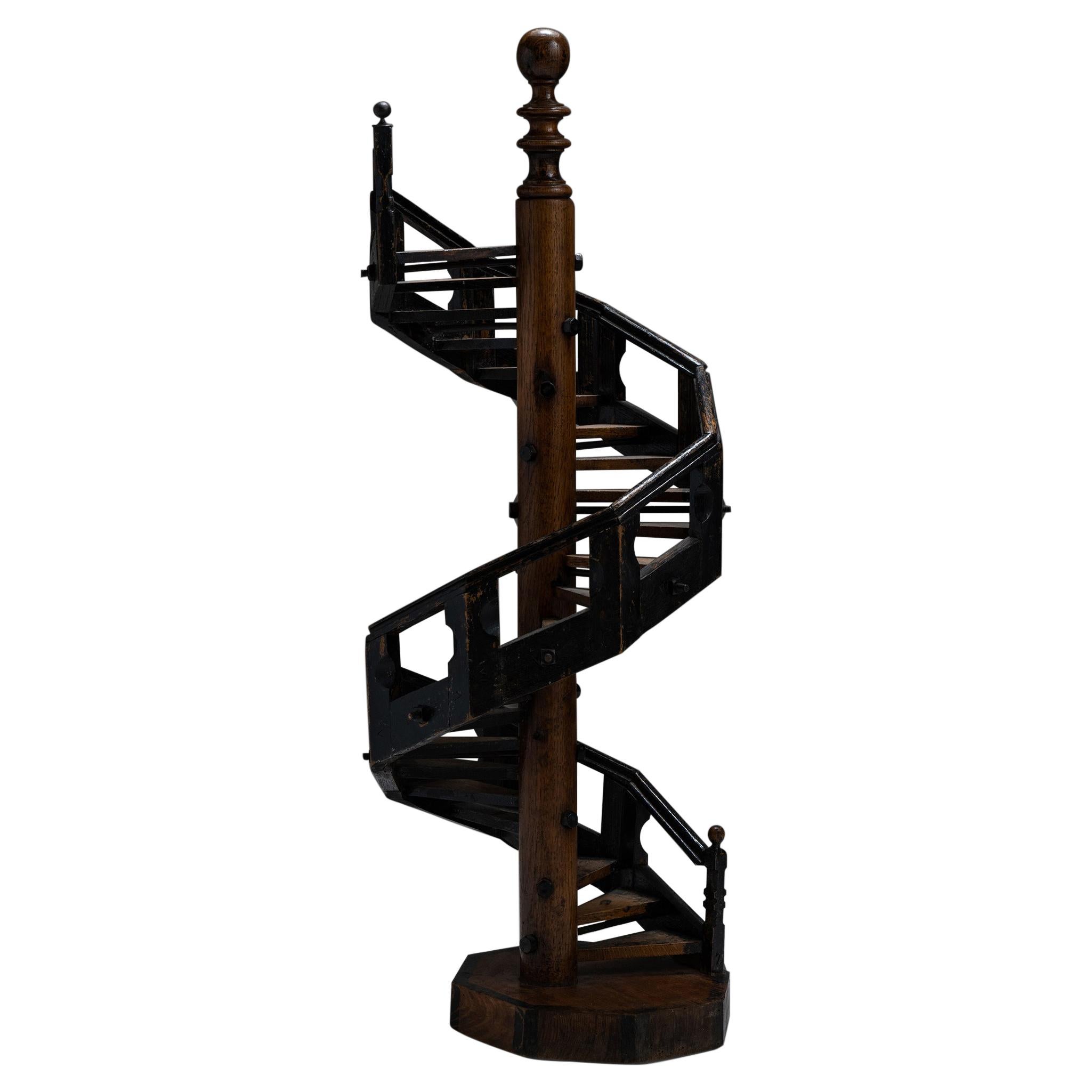 Architectural Staircase Model, England, Circa 1890 For Sale