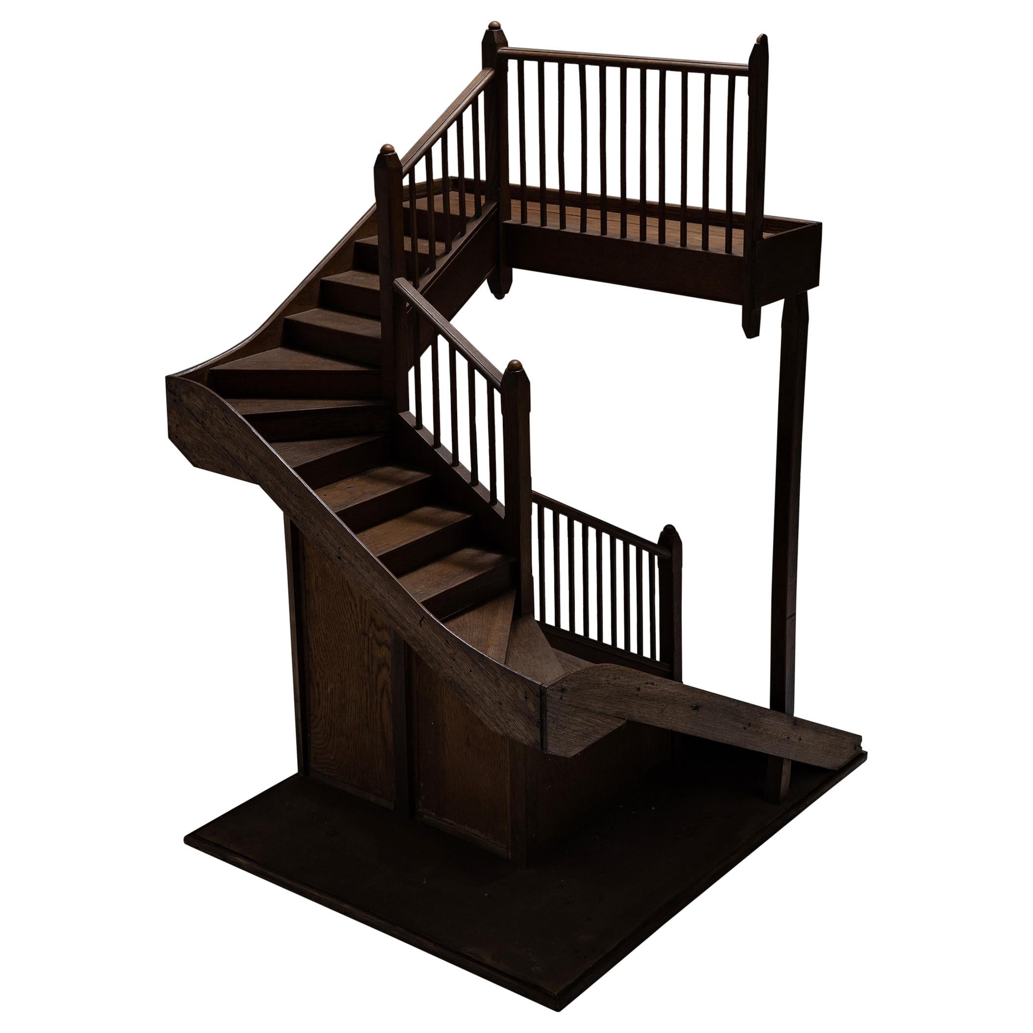 Architectural Staircase Model, England, Circa 1900