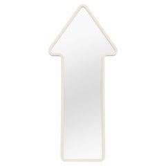 Architectural Statement Mirror for Entryways and Living Rooms – Beige Arrow 7