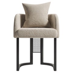 Architectural Steel Mesh and Frame "Entity" Counter Stool, Parisii Collection