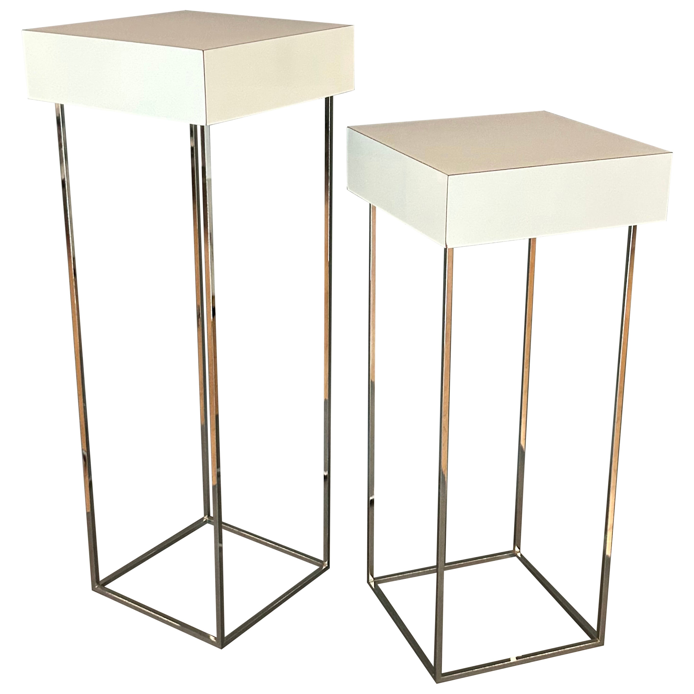 Architectural Steel Pedestals with Laminate Tops