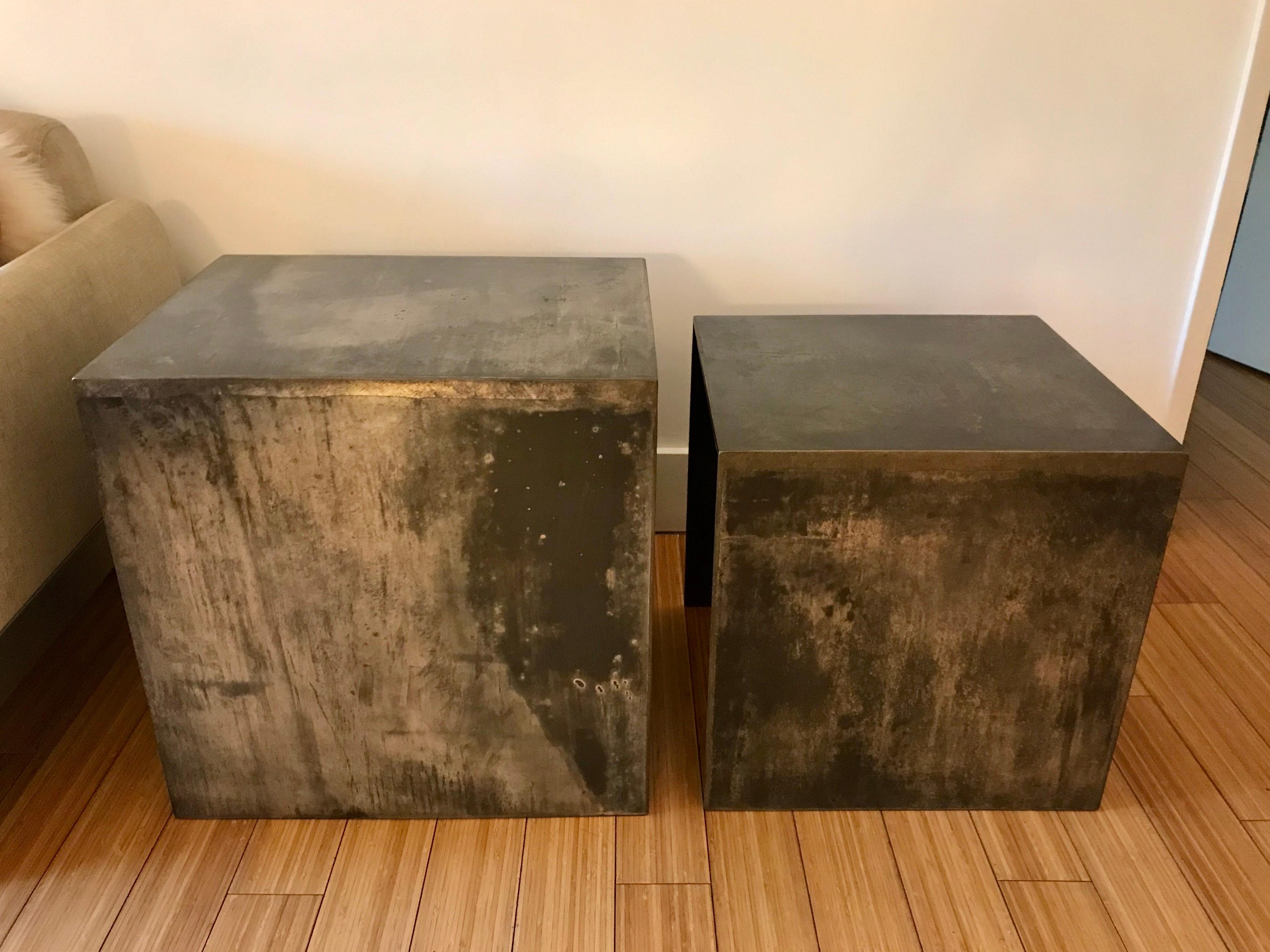 Architectural Steel Tables In Excellent Condition In Los Angeles, CA