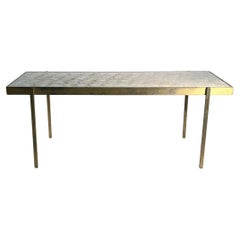 Architectural Tessellated Capiz Shell Cocktail Table - William Billy Haines