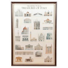 Architectural Treasures of Italy Framed Poster