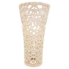 Architectural Umbrella Stand, Floral Openwork Marble