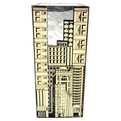 Architectural Umbrella Stand, in the Manner of Fornasetti, Italy, 1970s