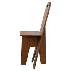 Stuhl aus Eiche im traditionellen Baustil (1 von 5)