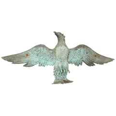 Architectural Wall Hanging Bronze Eagle