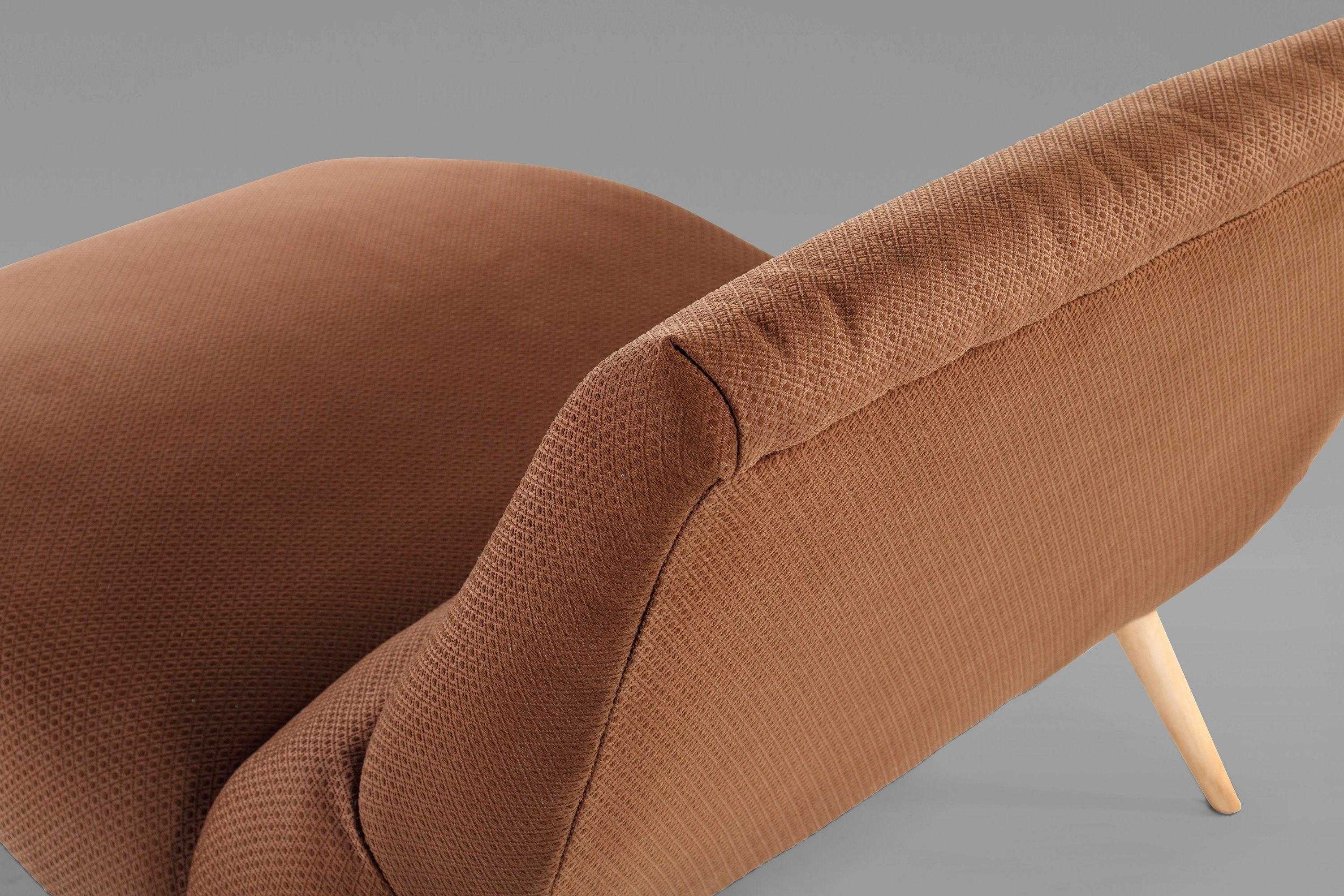 Silla chaise longue Architectural Wave de Lawrence Peabody para Selig, c. 1960 en venta 2