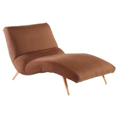 Architectural Wave Chaise Lounge Chair by Lawrence Peabody for Selig, c. 1960s