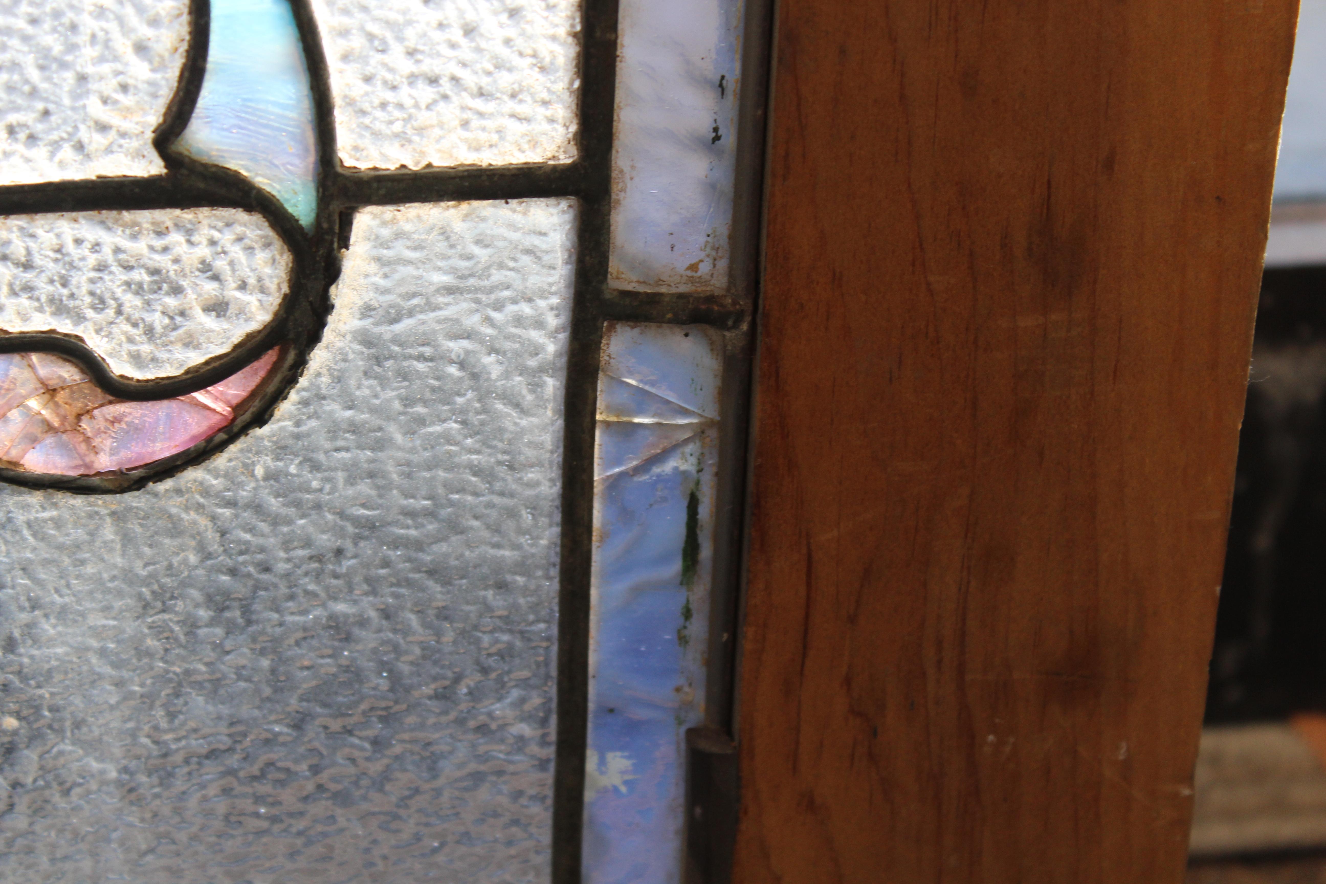 Finestra architettonica con cigni 48